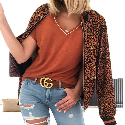 Veste Femme Imprimée Zippée