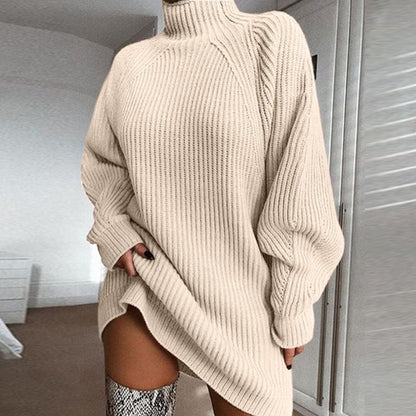 Robe Pull Élodie – Col Roulé