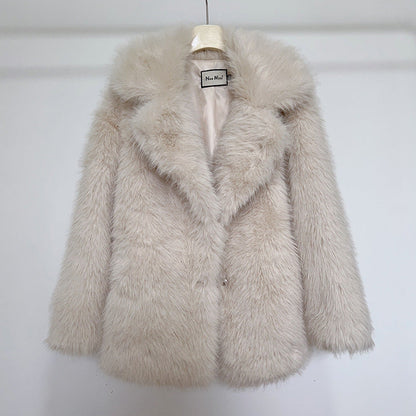 Manteau Fausse Fourrure Élégance