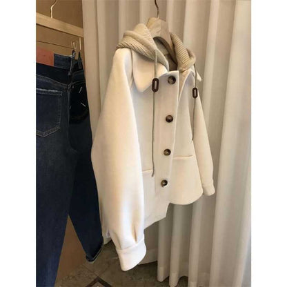 manteau doux à capuche Calivro.