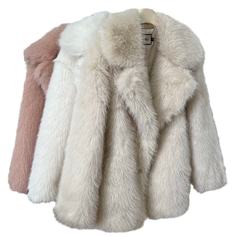 Manteau Fausse Fourrure Élégance