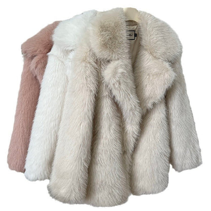 Manteau Fausse Fourrure Élégance