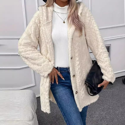 Manteau Doux à Capuche Calivro