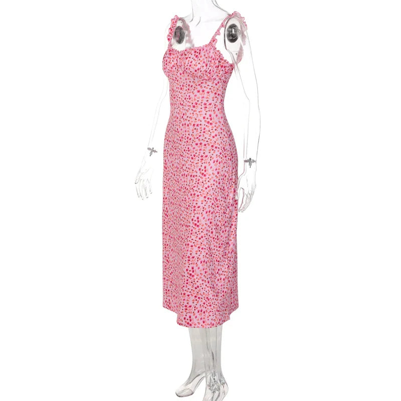 Robe Midi Fleurie Liana