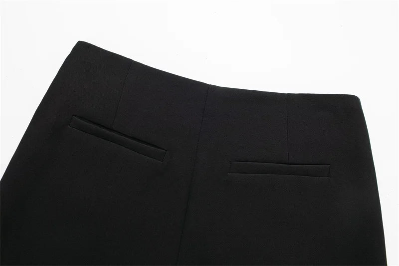 TRAF | Jupe-Short Asymétrique Taille Haute