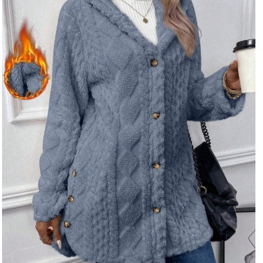 Manteau Cosy Boutonné