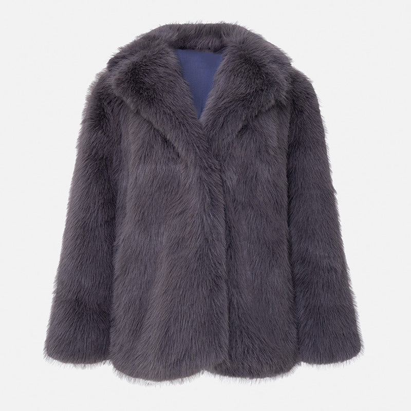 Manteau Fausse Fourrure Élégance
