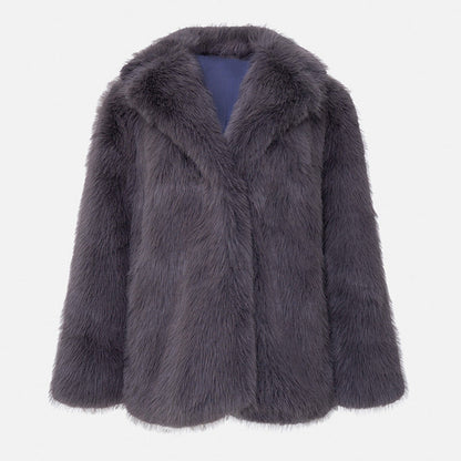 Manteau Fausse Fourrure Élégance