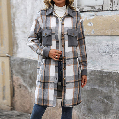 Manteau Carreaux Hivernal
