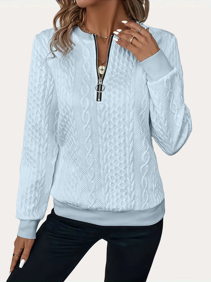 Pull Zippé Casual